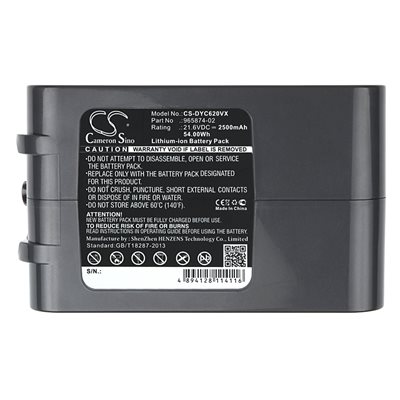 Batterie aspirateur compatible Dyson V6 21.6V 4 Ah - Piles et Batteries