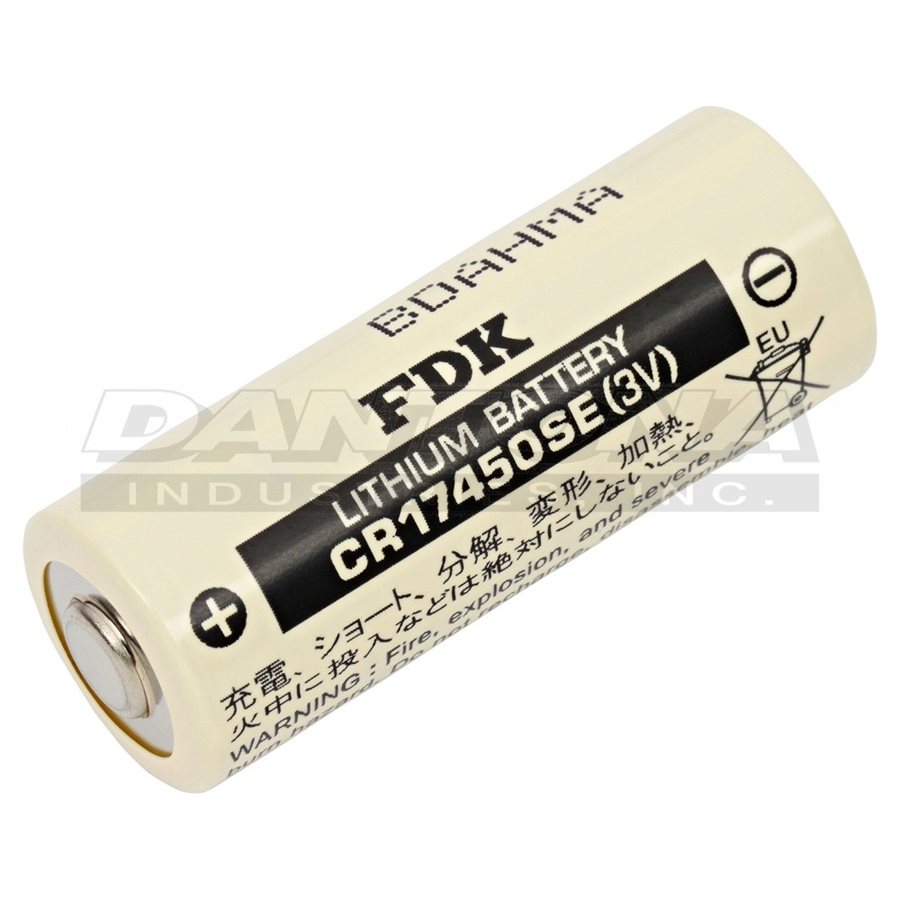 Pack De 2 Piles Lithium-Manganèse CR17450 - 3V, Pour Compteurs D’eau, Débitmètres Et Appareils PLC