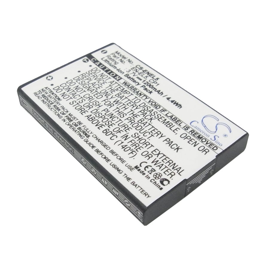 Batteria Li-Ion 3,7V 1000mAh Per Nikon CP1, Ricambio Compatibile