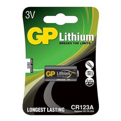 PILE LITHIUM 3V 123A GP